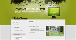 Desktop Screenshot of praktijkjonckheere.be