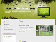 Tablet Screenshot of praktijkjonckheere.be